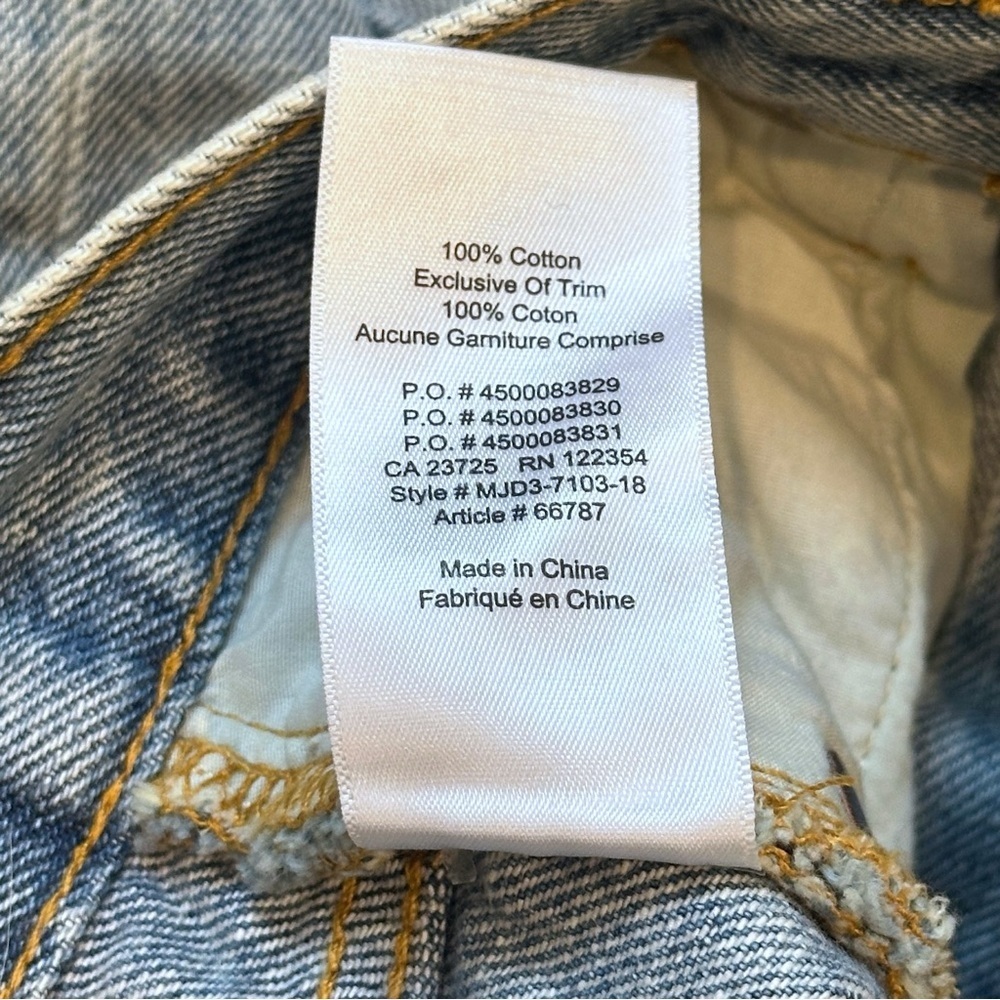 NWT Aritzia Tna Hiroshi Denim Mini Skirt in Light Vintage Blue Women’s 2 - Picture 5 of 5